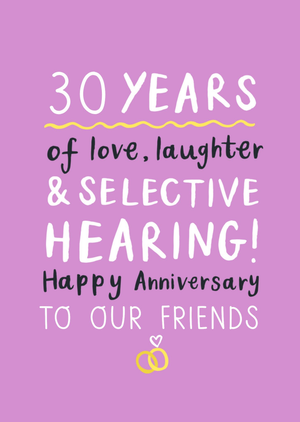 Moonpig Love & Laughter Anniversary Card