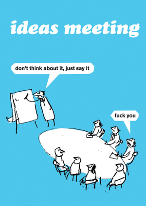 Brainbox Candy Modern Toss Ideas Meeting Rude Card