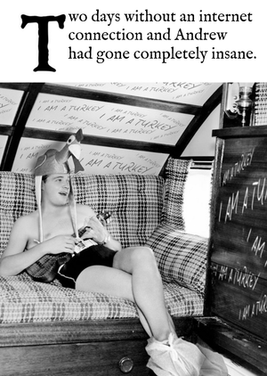 Moonpig Days Without Internet And Personalised Name Had Gone Insane Funny Card