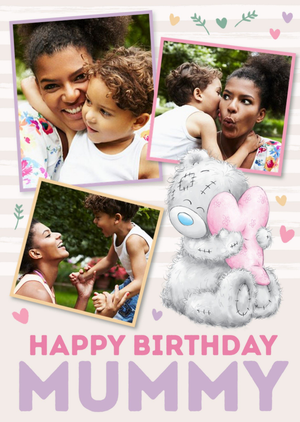 Me To You Tatty Teddy Mummy Birthday Photo Upload Card