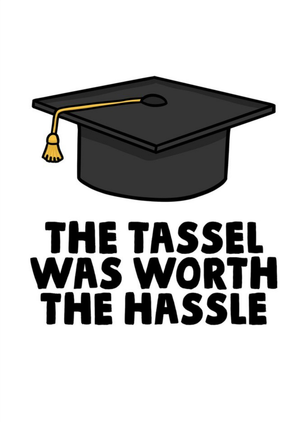 Moonpig Izzy Likes To Doodle The Tassel Was Worth The Hassle