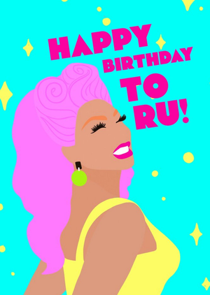 Moonpig Happy Birthday To Ru Card