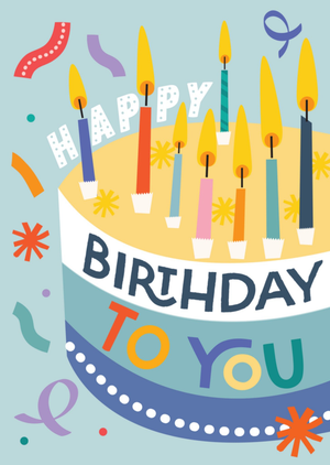 Moonpig Happy Birthday To You Card