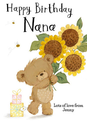 Moonpig Clintons Happy Birthday Nana Card
