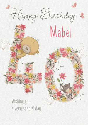 Moonpig 40th Birthday Card