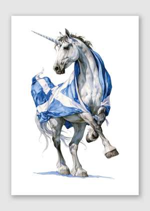 Scottish Unicorn - A4, Unframed