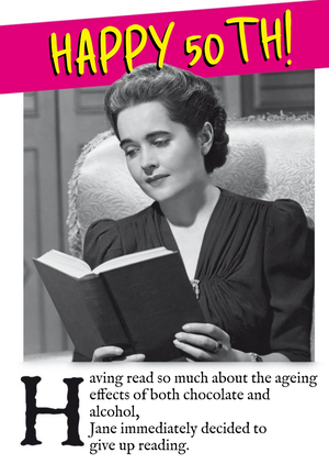 Moonpig Retro Ageing Effects Personalised Happy 50th Birthday Card