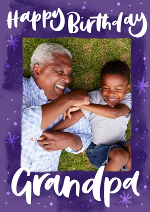 Moonpig Grandpa Photo Upload Birthday Card