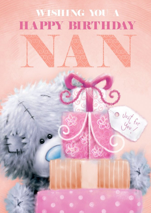Me To You Tatty Teddy Happy Birthday Nan Card