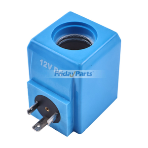 12V Electrical Solenoid Valve Coil AL62657 for John Deere Engine 6076 Tractor 1140 1840 2040 2150 3055 3141 3350 3650 4050 4455