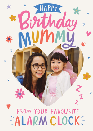 Moonpig Sweet And Cute Your Favourite Alarm Clock Photo Upload Birthday Day Card