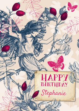 Moonpig Fairy Birthday Card