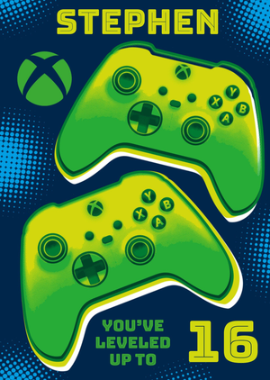 Moonpig Xbox You've Leveled Up Birthday Card