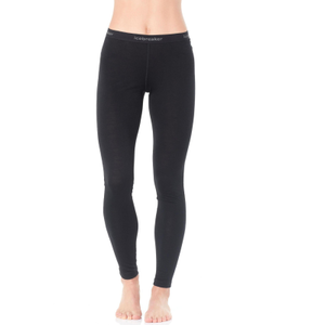 Icebreaker Womens Oasis Soft Lightweight Baselayer Bottoms - S / Black