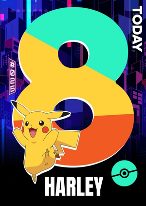 Moonpig Pokemon Pikachu 8 Today Age Birthday Card