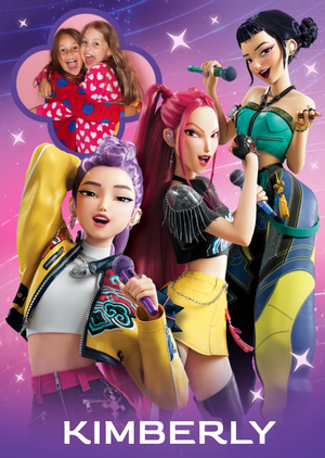 Netflix Kpop Demon Hunters Characters Photo Upload Card