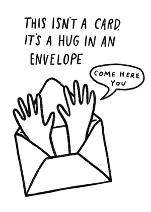 Moonpig Pigment Hug In An Envelope Birthday Card