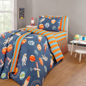 DOUBLE DUVET COVER Space Stripes