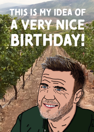 Moonpig This Is My Idea Of A Very Nice Birthday Card
