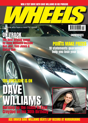 Moonpig Designers Wheels Magazine Personalised Photo Card