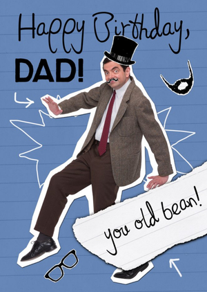 Moonpig Funny Old Bean Dad Birthday Card