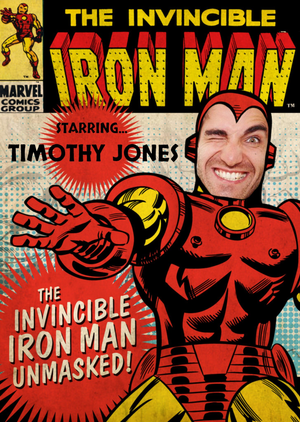 Marvel Iron Man Birthday Card