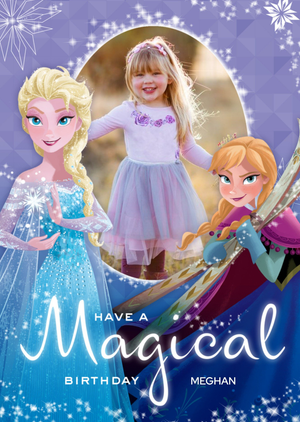 Disney Have A Magical Birthday Photo Upload Card