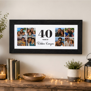 Photo Gift For His 40th Birthday