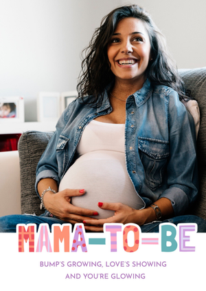 Moonpig Mama-To-Be Baby Shower Photo Upload Card