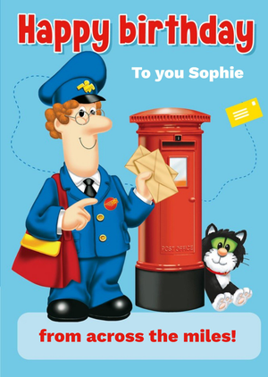 Other Postman Pat From Across The Miles Birthday Card