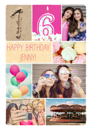 Moonpig 16th Photo Birthday Card