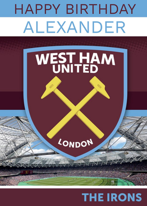 Other West Ham United - Birthday Card