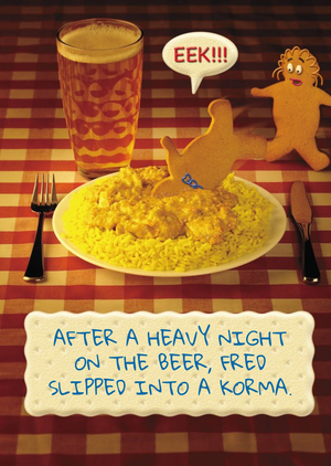 Moonpig Funny Birthday Card - Curry Card