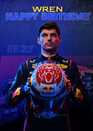 Moonpig Red Bull Racing Happy Birthday Card