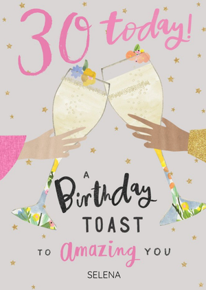 Moonpig Illustrated Amazing You 30th Birthday Card