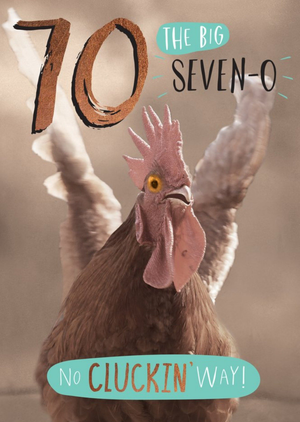 Moonpig Pigment Cluckin Way Funny Birthday Card