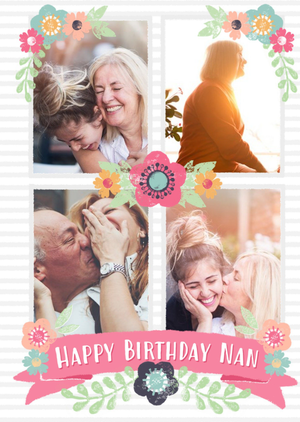 Moonpig Birthday Card - Nan - Photo Upload