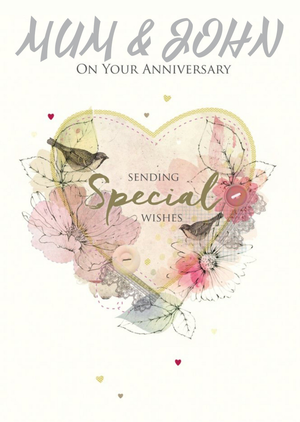 Moonpig Anniversary Card On Your Anniversary Sending Special Wishes