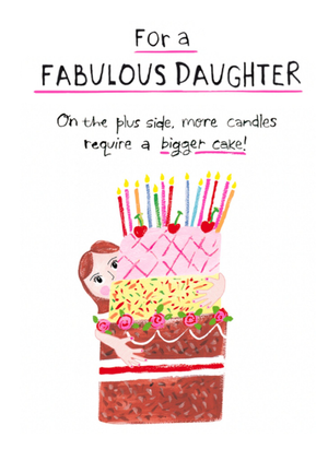 Moonpig Fabulous Daughter Birthday Card