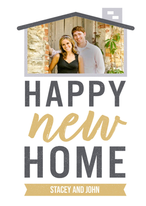 Moonpig Designers Dalia Clark Photo Upload Congratulations New Home Card