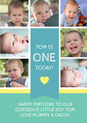 Moonpig First Birthday Card