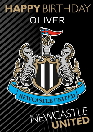 Moonpig Newcastle United F. C Birthday Card