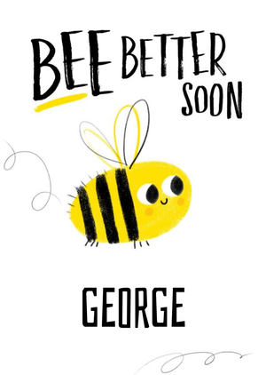 Moonpig Neil Clark Bright Illustration Get Well Card