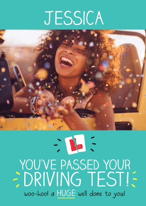 Moonpig Happy Jackson Passed Driving Test Congratulations Card