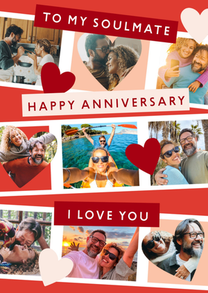 Moonpig To My Soulmate Photo Upload Anniversary Card