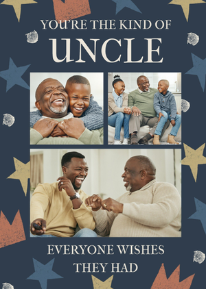 Moonpig The Kind Of Uncle Photo Upload Birthday Card