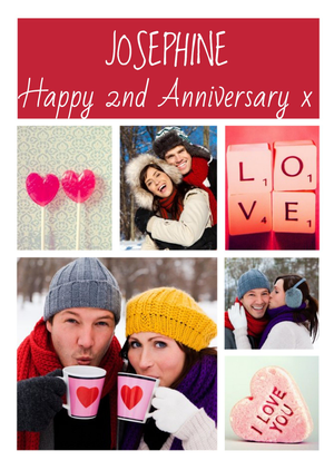 Moonpig Photo Anniversary Card