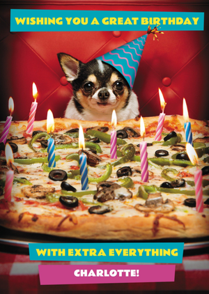 Moonpig Wishing You A Great Birthday With Extra Everything Card
