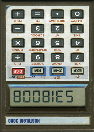 Brainbox Candy Calculator Boobies Card