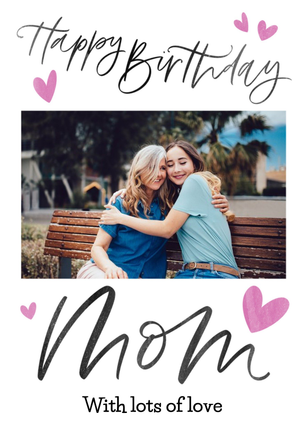 Moonpig Allure Photo Upload Mom Birthday Card